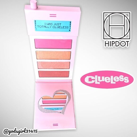 New HipDot x Clueless Totally Clueless Blush Palette Pressed Powder Set - Picture 7 of 7